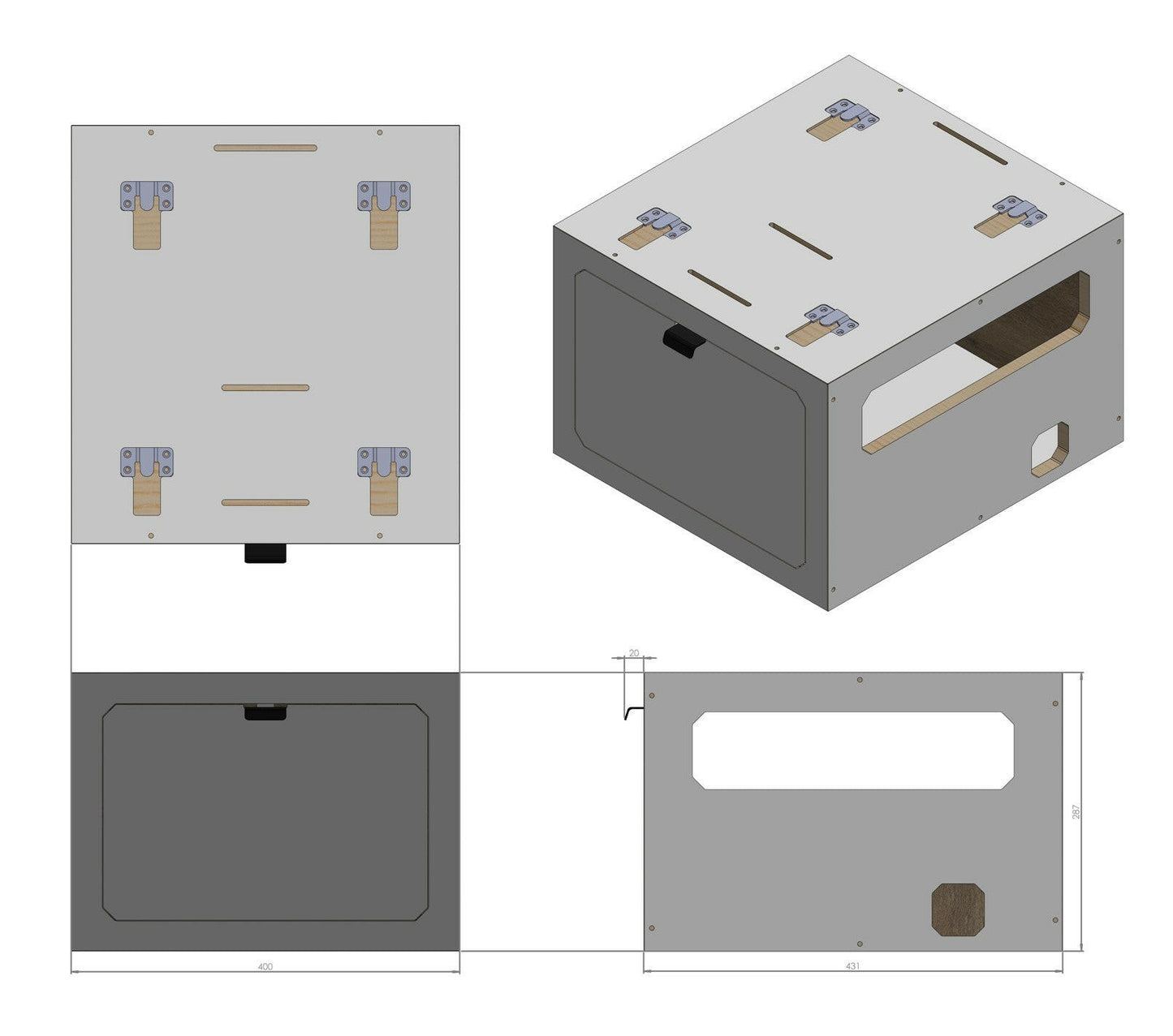 TRAKKA TRAKKIT Storage Module Modular Cabinetry  Motorhome Campervan Camper Van Conversion RV Recreational vehicle Future Next Gen Modular Cabinetry.