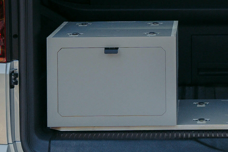 TRAKKA TRAKKIT Storage Module Modular Cabinetry  Motorhome Campervan Camper Van Conversion RV Recreational vehicle Future Next Gen Modular Cabinetry.