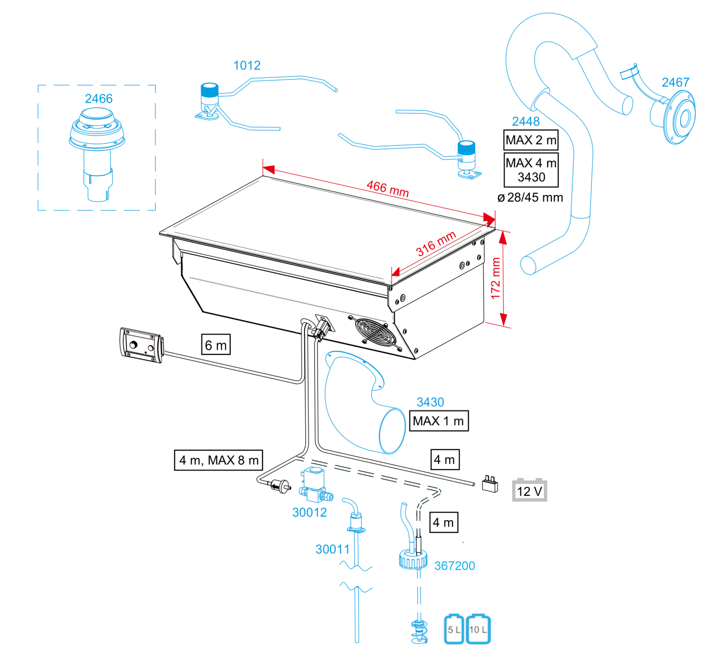 
                  
                    Wallas Diesel 12v Dual Burner Cooktop 88DU
                  
                